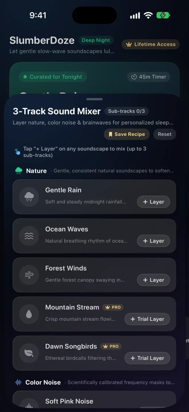 Soundscape mixer